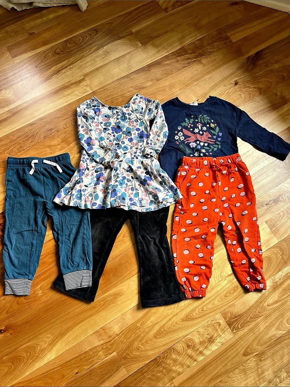 5 Piece Bundle - Tea & Hanna Andersson